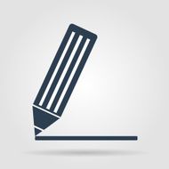 Flat icon of notes N10