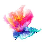 Abstract hand drawn watercolor background N4