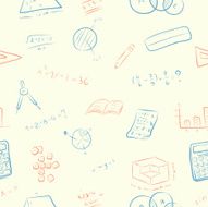 mathematic seamless pattern background