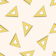 ruler cartoon seamless pattern background N8