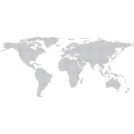 Dots Grey World Map vector Illustration