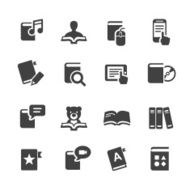 eBook and Literature Icons - Acme Series