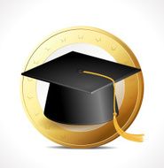 Money concept - education