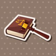 law book theme elements N8