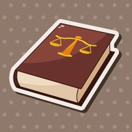 law book theme elements N9