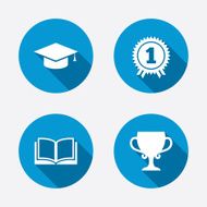 Graduation icons Education book symbol N19