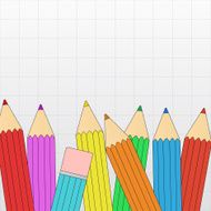 color pencils background N6