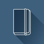 Vector notebook icon Eps10 N9