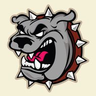 Angry Bulldog Head N2