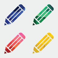 pencil icon Abstract Triangle
