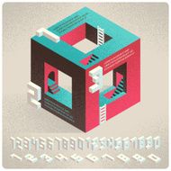 Impossible figures infographics