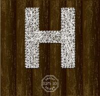 Letter H N31