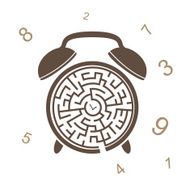 innovative circular maze in clock shape