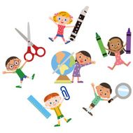 Child having stationery N2