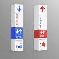 infographic template Modern box Design Minimal style N2