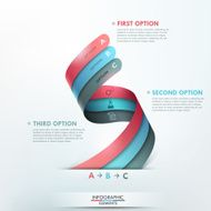 Modern infographics options banner N161