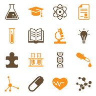 Science icons N15