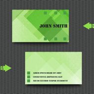 Business card template with abstract background N2