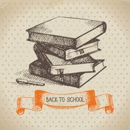 Hand drawn back to school illustration N2
