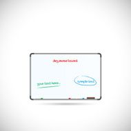 Dry Erase Board Illustration