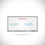 Dry Erase Board Illustration N2