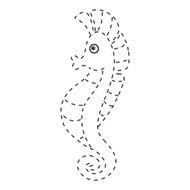 Connect the dots (sea horse) N2