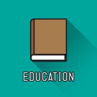 Book icon education concept N3