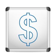 whiteboard dollar