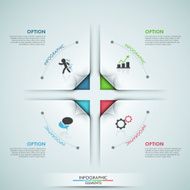 Modern infographic option banner N30