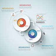 Modern infographics options banner N163