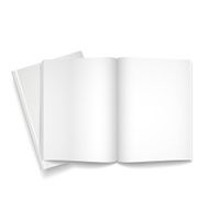 blank open books N2