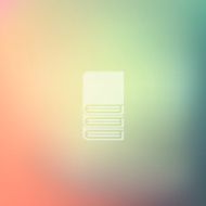 book icon on blurred background