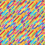 Colorful pencils background seamless pattern included