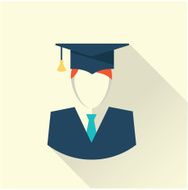 Graduation student icon