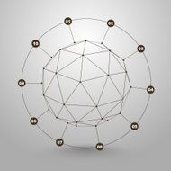 Polygonal sphere of information