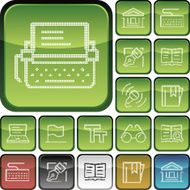Vector of School Education related icons
