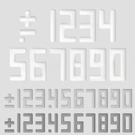Number sings Vector N2