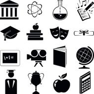 Education icons N181