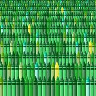 vector crayon background - green grass