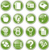 school item icons
