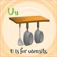Letter U N21