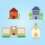 Building Icons Set