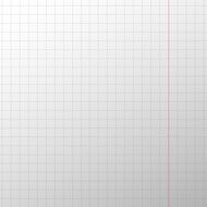 sheet of school exercise book paper vector N2
