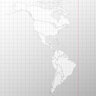 North and South America map background N2