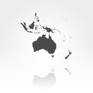Australia map background vector