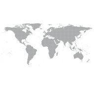Gray World Map Vector N3