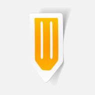 realistic design element pencil N15