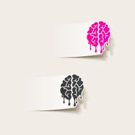 Realistic Design Element Brain Drop N4