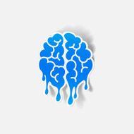 Realistic Design Element Brain Drop N5