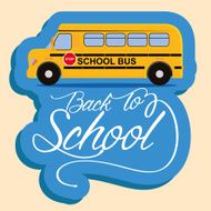 School Bus Isolated On Color Background N2